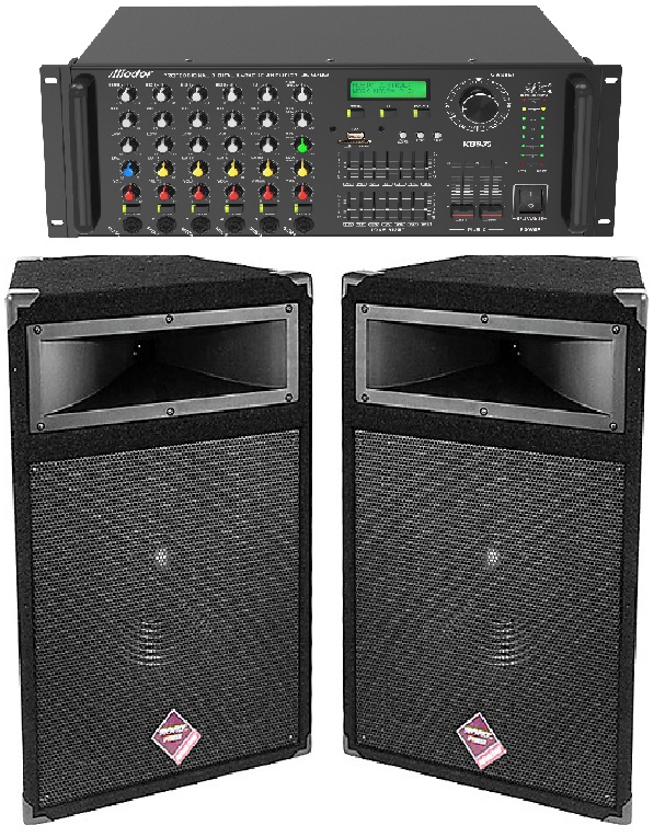 KB930均衡器高级12寸卡拉OK专用音箱套餐